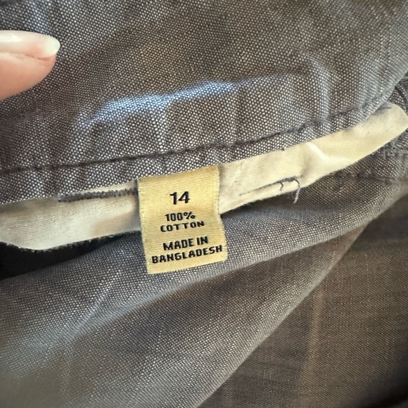 G.H. Bass & Co. Women’s Blue Flat Front Shorts - Picture 5 of 5